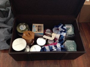 Candles and scentsy and all sorts of stinky stuff.